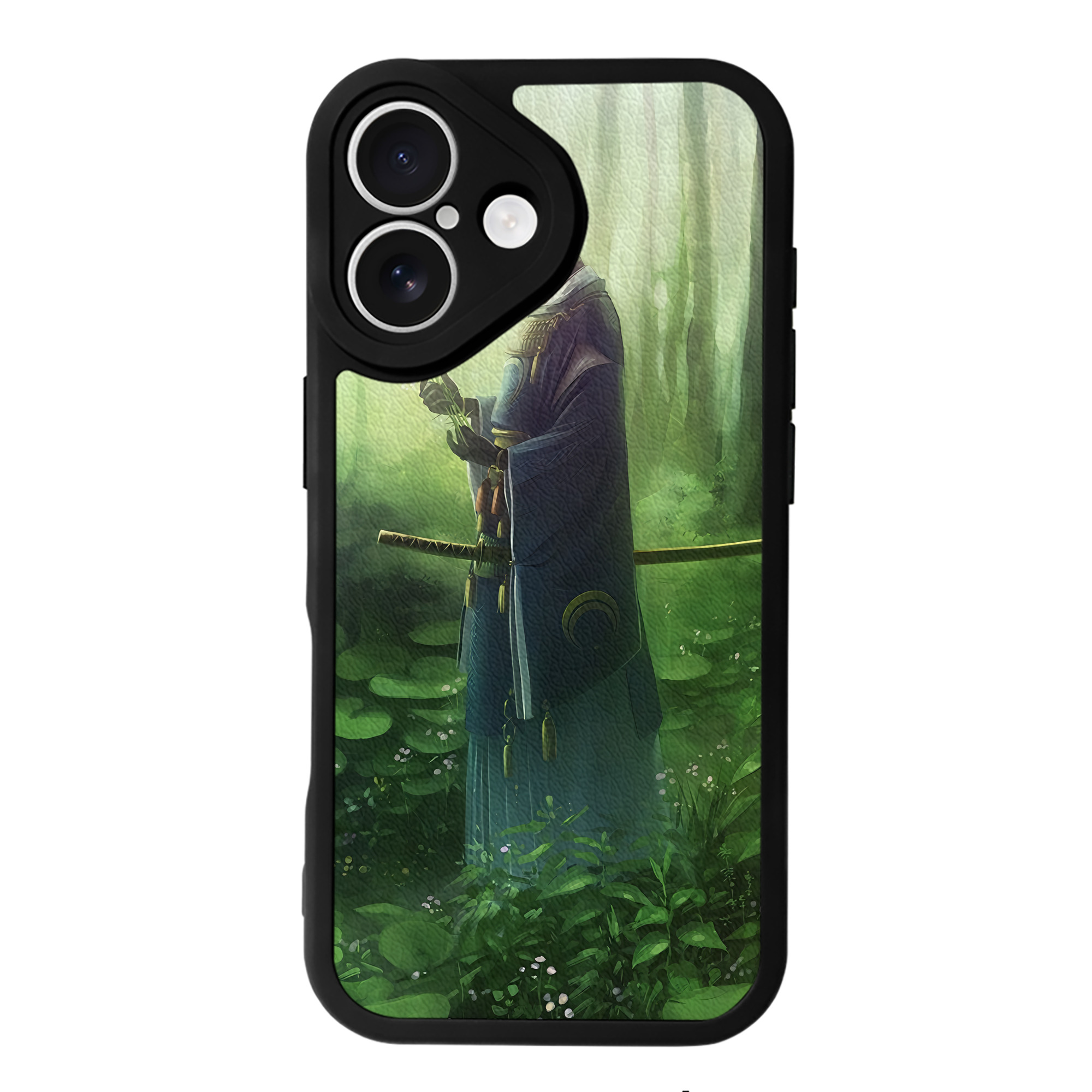 （画像用） 刀剣乱舞 Touken Ranbu 【iPhone 16シリーズ対応】シリコンスマホケース（レザー調） 材質：シリコン